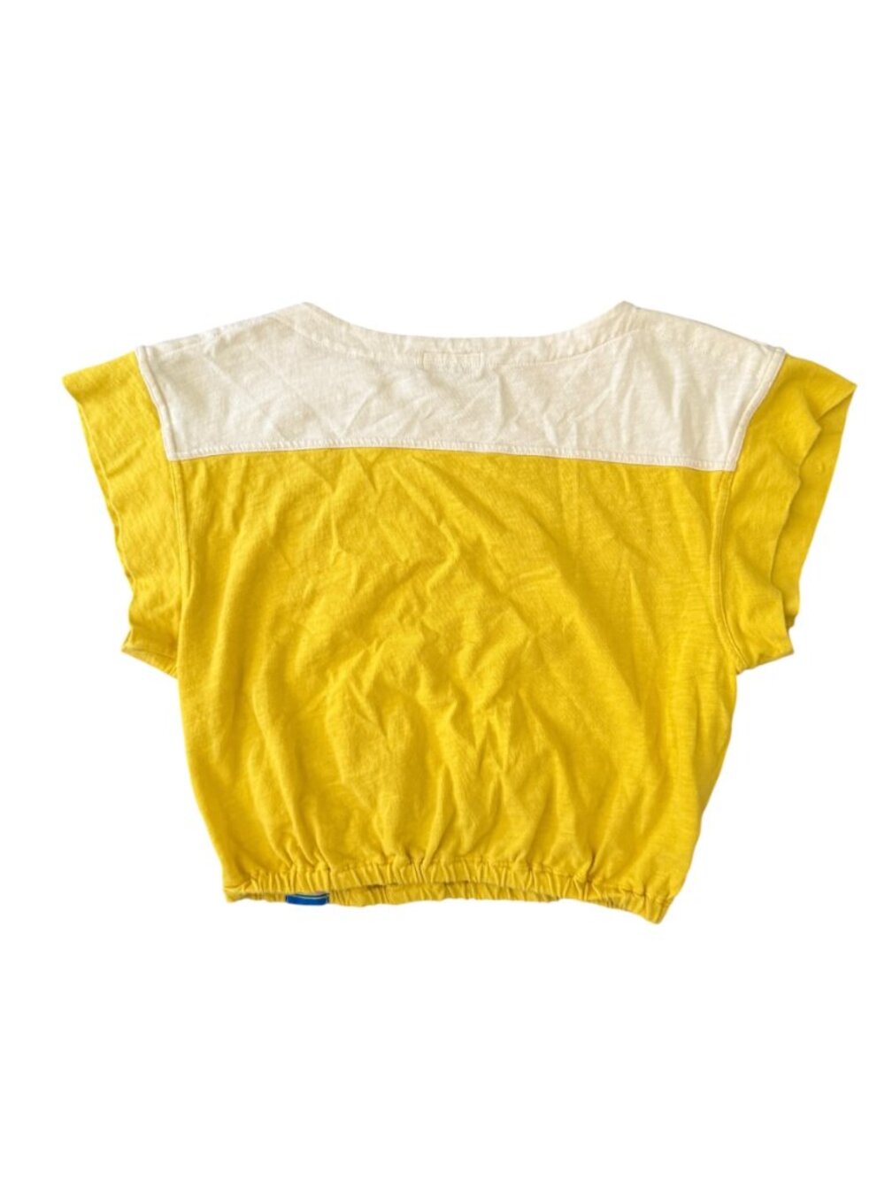 MOTHER "The Snipper" Tee – Primrose Wash – M- Honeybutter Yellow/Cream - Picture 2 of 12